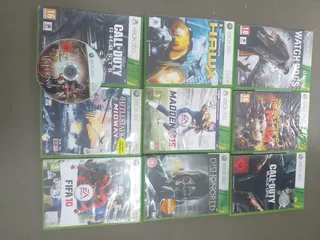 XBOX 360 games Secondhand (some new-some scratched)R495 for the lot as is