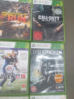 XBOX 360 games Secondhand (some new-some scratched)R495 for the lot as is