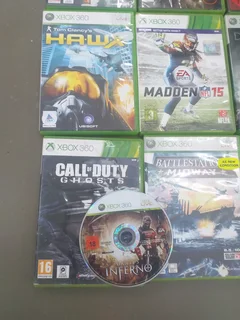 XBOX 360 games Secondhand (some new-some scratched)R495 for the lot as is