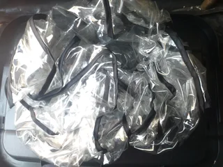 Pram Rain Cover It has breather holes in R195