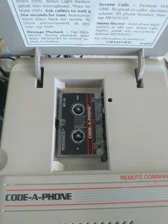 Code-A-Phone Answering System, Model 1620 Working condition R349