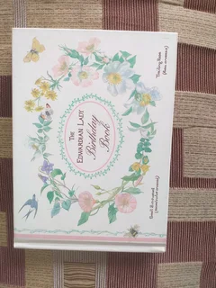 The Edwardian Lady Birthday book U can write birthdays inside