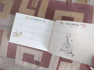 The Edwardian Lady Birthday book U can write birthdays inside