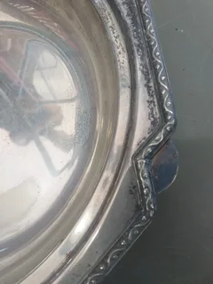 Vintage Silver Plated basket with a handle Needs a good clean R199