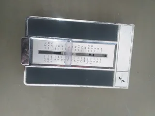 Vintage Telephone Index Flip Open Number Directory- paper empty.The paper list is not included