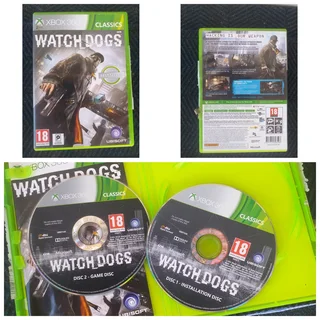 Xbox 360 game (Watch Dogs) secondhand (lightly scratched) R100