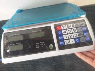 40kg electronic digital price computing scale Working Needs the power plug
