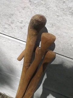 4 walking sticks Secondhand R100 for all
