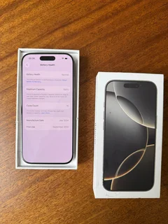 iPhone 16 pro 256gb Natural titanium