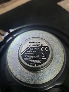 1X PAIR PIONEER 6 INCH MIDS