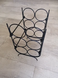 Modern Steel Wine Rack R100