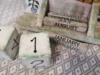 Wooden Calendar Blocks R250 Negotiable