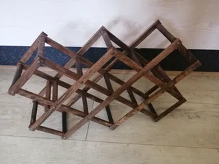 Wooden brown Wine Rack R100