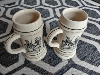 ((NEW)) Large German Beer Mugs Set R450 Negotiable