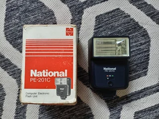 Vintage National PE - 201C Camera Flash In box R100