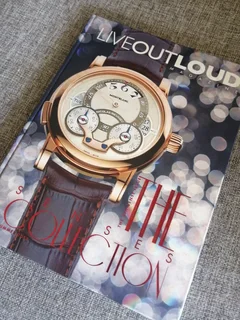 Large watch collection coffee table book R50