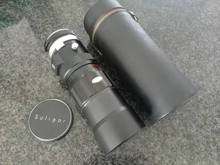 Large Vintage Soligor Film Camera Lens R200