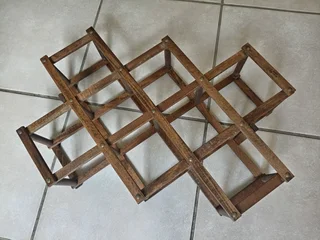 Beautiful wooden wine rack for sale R150