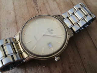Mens Vintage Buren Gold Plated Watch R300