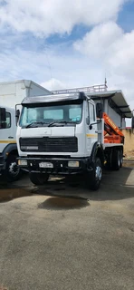 Mercedes Benz V Series 2628 with crane