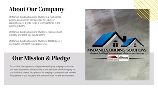 Building and renovation