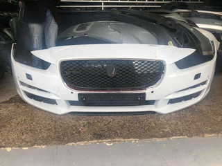 JAGUAR FRONT AND REAR BUMPERS WITH ALL COVERS AND ACCESSORIES