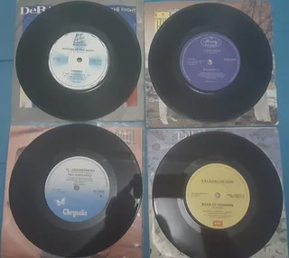 16 7&#34; Vinyl Records w/Original Sleeves