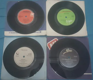 7&#34; Vinyl Records w/Generic Sleeves