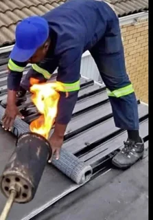 Waterproofing torch on roof repair leaks