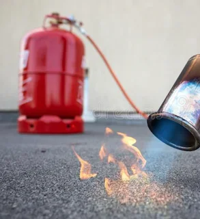 Waterproofing torch on roof repair leaks