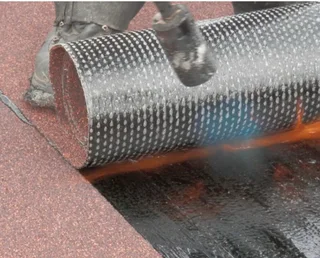 Waterproofing torch on roof repair leaks