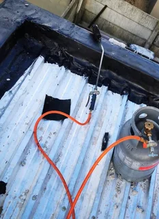 Waterproofing torch on roof repair leaks