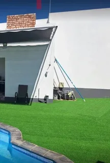 Buffalo instant roll on lawn grass and artificial turf grass