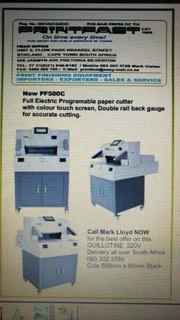 A3  Guillotine New Printing, Copy Shops, Internet café