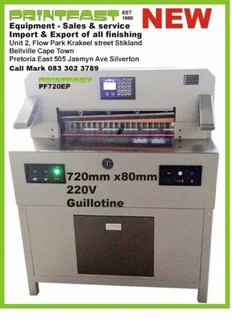 A2 Printing Guillotine NEW A2 Electric programmed paper guillotine New PF520EPC 220V