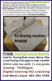 Printing Guillotine PF480EPC A3 paper cutter 480mm wide 80mm, Custom built Heavy duty 220V NEW