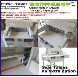 Business card cutter PF50W cuts 50x90mm cuts up to 300gms NEW