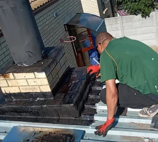 Waterproofing torch on roof repair leaks