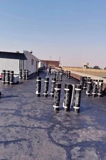 Waterproofing torch on roof repair leaks