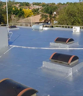 Waterproofing torch on roof repair leaks and cracks