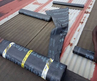 Waterproofing torch on roof repair leaks and cracks