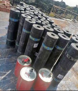 Waterproofing torch on roof repair leaks and cracks