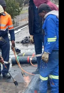 Waterproofing torch on roof repair leaks