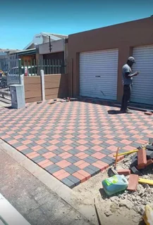 Instant roll on lawn grass// bricks paving// artificial turf grass