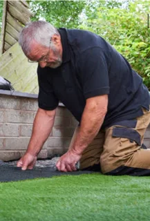 Instant roll on lawn grass// buffalo grass// artificial turf grass installation
