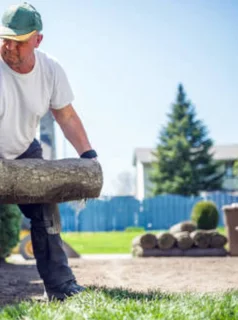Instant roll on lawn grass// buffalo grass// artificial turf grass installation