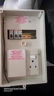 Electrical box for outbuilding or pool