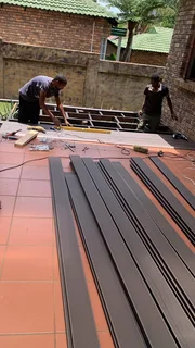 Composite decking installer