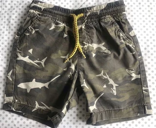 All Woolworths shorts 3 years, swimming top 4years