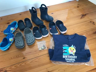 6x original Crocs from C6 to C11